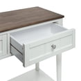 thumbnail image 4 of Convenience Concepts French Country Hall Table in White Wood Finish, 4 of 6