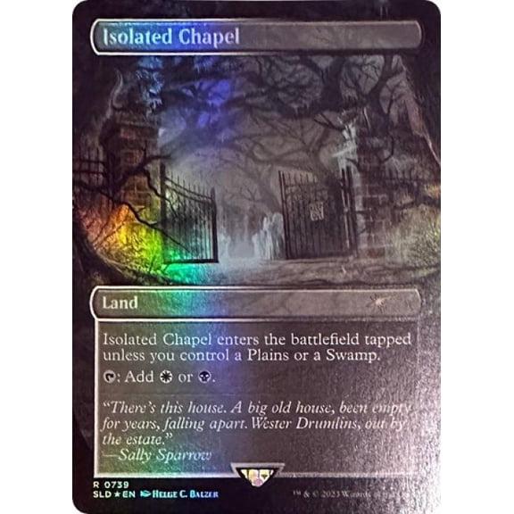 Magic the Gathering - Secret Lair - Isolated Chapel Near Mint Foil