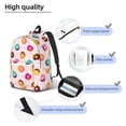 thumbnail image 4 of Yiaed Donut Print Backpack, Premium Laptop Backpack, Travel Backpack for Women, Lightweight Backpacks, Comfortable Back Pack-Small, 4 of 5