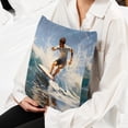 thumbnail image 6 of Surfing in Summer Covers Pillows Set of 2 with Unique Patterns, Throw Pillow Inserts for Bed or Couch, Available in 16x16, 18x18, 20x20 Inches for Any Occasion, 6 of 6