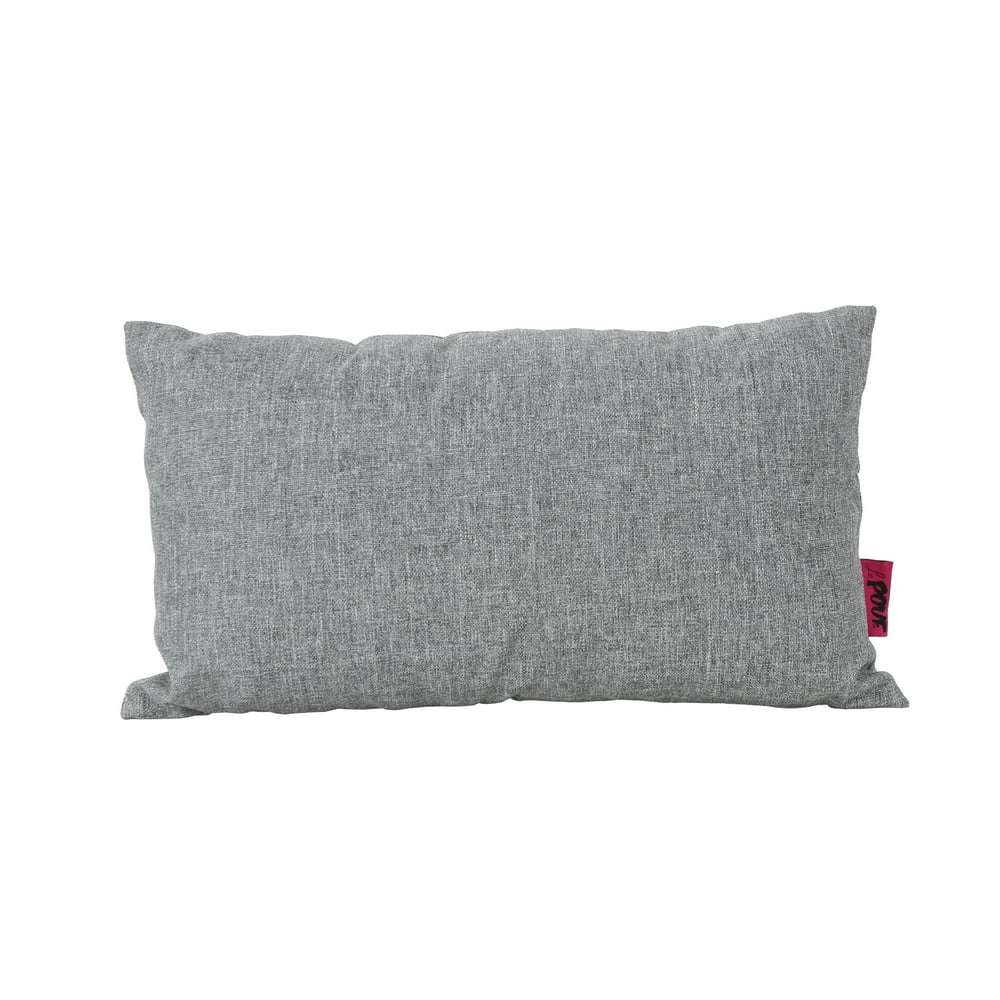 Coronado Outdoor Water Resistant Rectangular Throw Pillow, Grey
