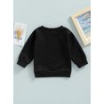 thumbnail image 4 of Wassery Infant Baby Girls Clothes 6M 12M 18M 24M 3T Toddler Girl Pullover Sweatshirts Long Sleeve Round Neck Letter Print Tops Fall Casual Outfit Sets 0-3T, 4 of 8