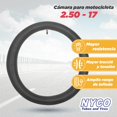 thumbnail image 2 of Camara Nyco 2.25/2.50x17 TR4 Para Motocicleta negro, 2 of 5
