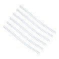 thumbnail image 3 of Sheet Binding Comb, Spiral Binding Coil Pretty Colour Plastic Large Capacity  For Paper White, 3 of 8