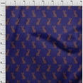 thumbnail image 3 of oneOone Tissu en Coton Flex Imprimé Ikat Chat au Mètre 40 Pouces de Large, 3 of 4