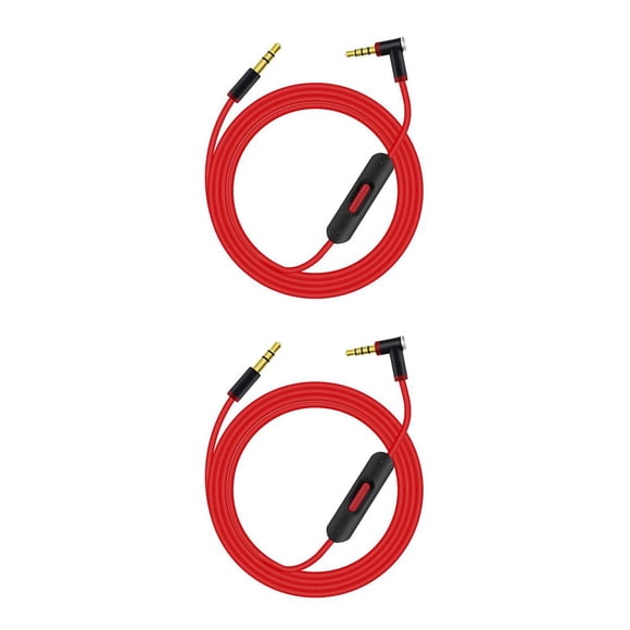 Cable de Auriculares 3,5 mm Bearachild Rojo 2Conjunto