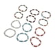 thumbnail image 4 of 12 Uds. Pulsera Elástica con Cuentas De 8mm, Cadena De Mano Que No Destiñe, Pulsera De Playa Trenzada Colorida, Conjunto para Fecha De Vacaciones, Joyería, Accesorios De Fiesta, 4 of 14