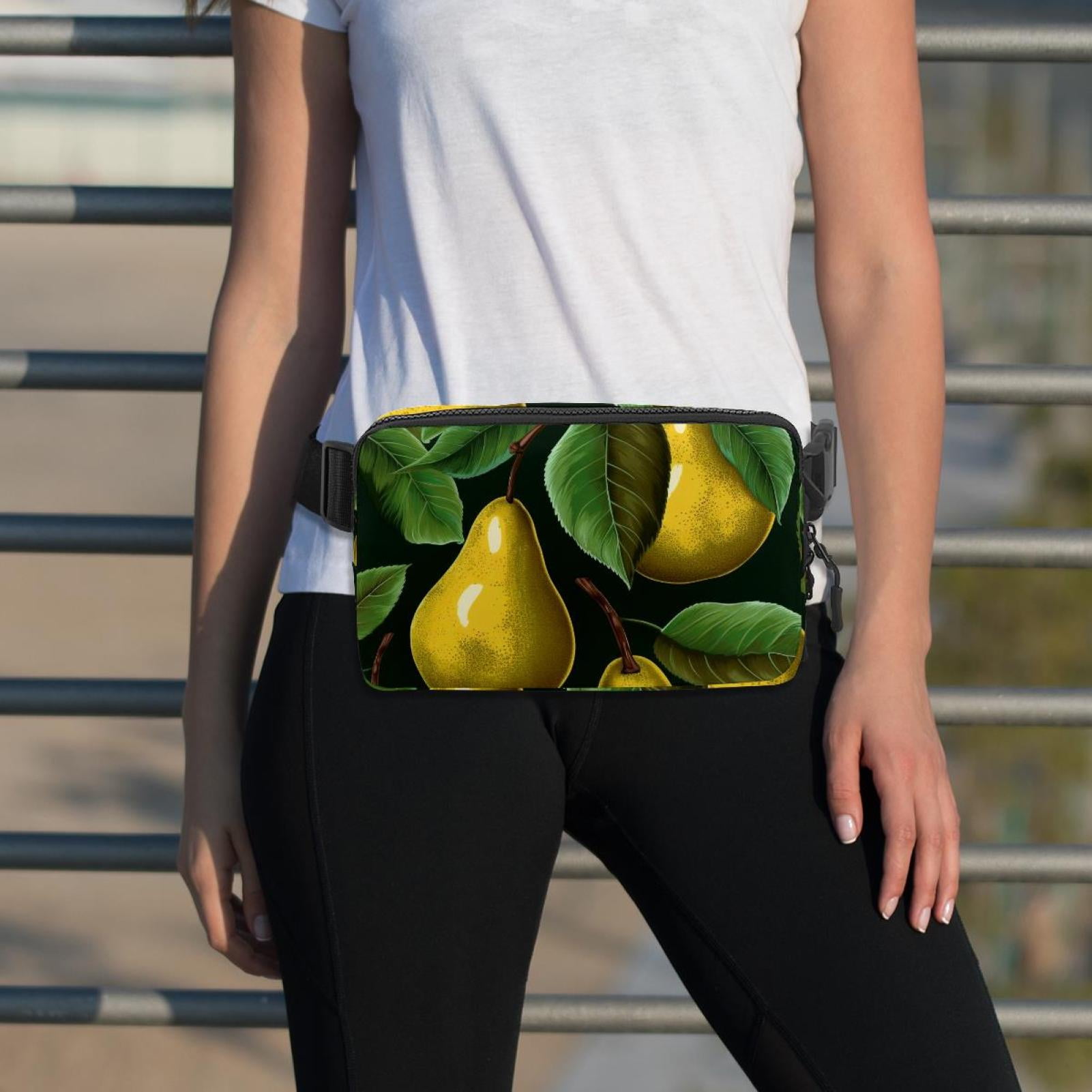 Pears Adjustable Lightweight Running Belt Waist Bag with Extension Strap for Unisex