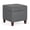 Style1 Fabric Dark Grey, variant on 17 Inch Storage Ottoman Foot Rest,Square Faux Leather Foot Stool,Small Ottoman with Storage,Padded Seat for Entryway,Living Room,Bedroom,Couch,Under Desk,Beige