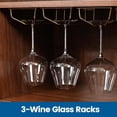 thumbnail image 5 of CONSDAN Bar Cabinet with Storage and Large Drawer, Solid Walnut Hardwood Structure Sideboard, Buffet Cabinet with Wine and Glass Rack, Coffee Bar for Living Room, Kitchen, Hallway, 5 of 8