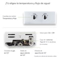 thumbnail image 4 of Combo Calentador de Agua Instantáneo Para 1 Regadera y Presurizador de Agua 26 1/6 HP, 4 of 11