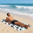 thumbnail image 4 of Soccer-Themed Beach Towel And Microfiber Beach Bath Towel And Soccer Party Decorative Towel And Size 55 X 28 Inches, 4 of 6