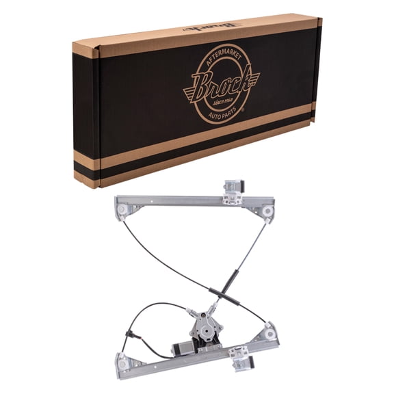 Brock Window Regulator w/ Motor for 2003-2009 H2 Front Right 10390765