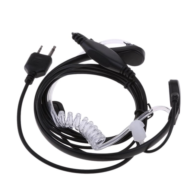 Auriculares de Tubo de Aire de Auriculares Micrófono Garganta de 2pin para Midland G6/9 SM SunniMix Auriculares con auricular de audio