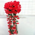 thumbnail image 1 of Simulation Rose Vine Violet Wall Hanging Wall Decoration Wedding Flowers, 1 of 4