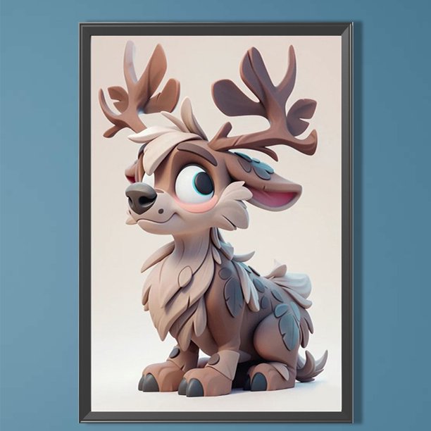 Cuadros Decorativos 5D DIY Full Square Drill Diamond Painting Frozen - Jr. Decoración del hogar Wdftyju embutido en tela