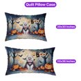 thumbnail image 5 of Happy Halloween Vampire Persian BOO with Pumpkins Fun and Spooky Quilt Pillowcase Cat Lover Kitten Owner Gifts Throw Pillow Cover Bed Home Decor - 00018, 5 of 5