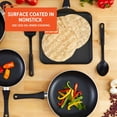 thumbnail image 5 of Imusa 12 Piece Hammered Nonstick Charcoal Cookware Set, 5 of 13