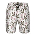 thumbnail image 4 of Naloa Flowe Rooster Men's Beach Shorts, Surfing shorts, Swim trunks, Quick Dry Swim Trunks for Surfing Beach Fun - 3X-Large, 4 of 9