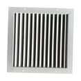 thumbnail image 1 of Rejilla de ventilación de aire, rejillas de barra lineal, salida de aire cuadrada, Deflector de ventilación de aire duradero, dirección para pared de 30cmx30cm, 1 of 8