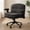 Black, variant on Ultifit Criss Cross Chair, Ergonomic Armchair Office Chair with Adjustable Flip-up Arms and Wheels, Swivel Vanity Chair with 3 Layer Cushions, Gray