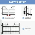 thumbnail image 4 of Equine Stall Guard, 48x31.9 Inches Dimensions, Yoke Reinforced Frame, Horse Stall Gate, Livestock Stall Gate, Targeting Standard Stall, Standard Barn Doorway, Horse Stable, 4 of 8