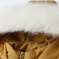 thumbnail image 3 of Usaibhir Baby Winter Hooded Snowsuit New Born Toddler Girls Boys Winter Romper Outwear Infant Winter Jacket Clothes for 2-3Y Yellow, 3 of 9