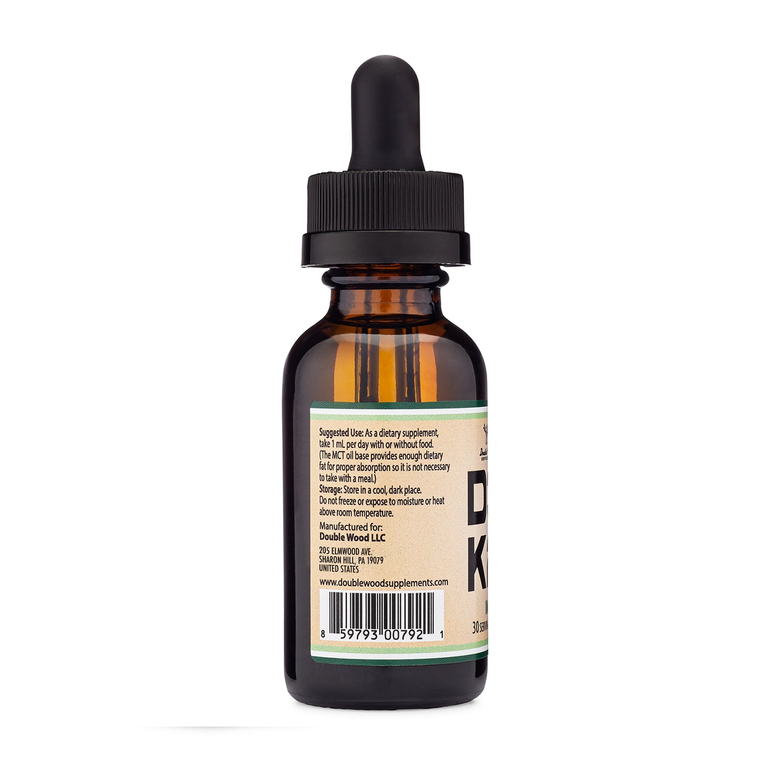 Vitamin D3 + L2 Liquid - 30 servings 5000 IU D3, 200 mcg K2