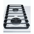 thumbnail image 4 of 24" wide gas cooktop with four sealed burners, white porcelain surface, and cast iron grates; made in the USA, 4 of 4