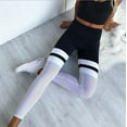 thumbnail image 3 of Bigersell Women's High Tapered Pant Yoga Full Length Pants Women's Fashion Mesh Breathable Splicing Long Sports Leggings Yoga Pants Skinny Yoga Pants for Ladies, 3 of 5