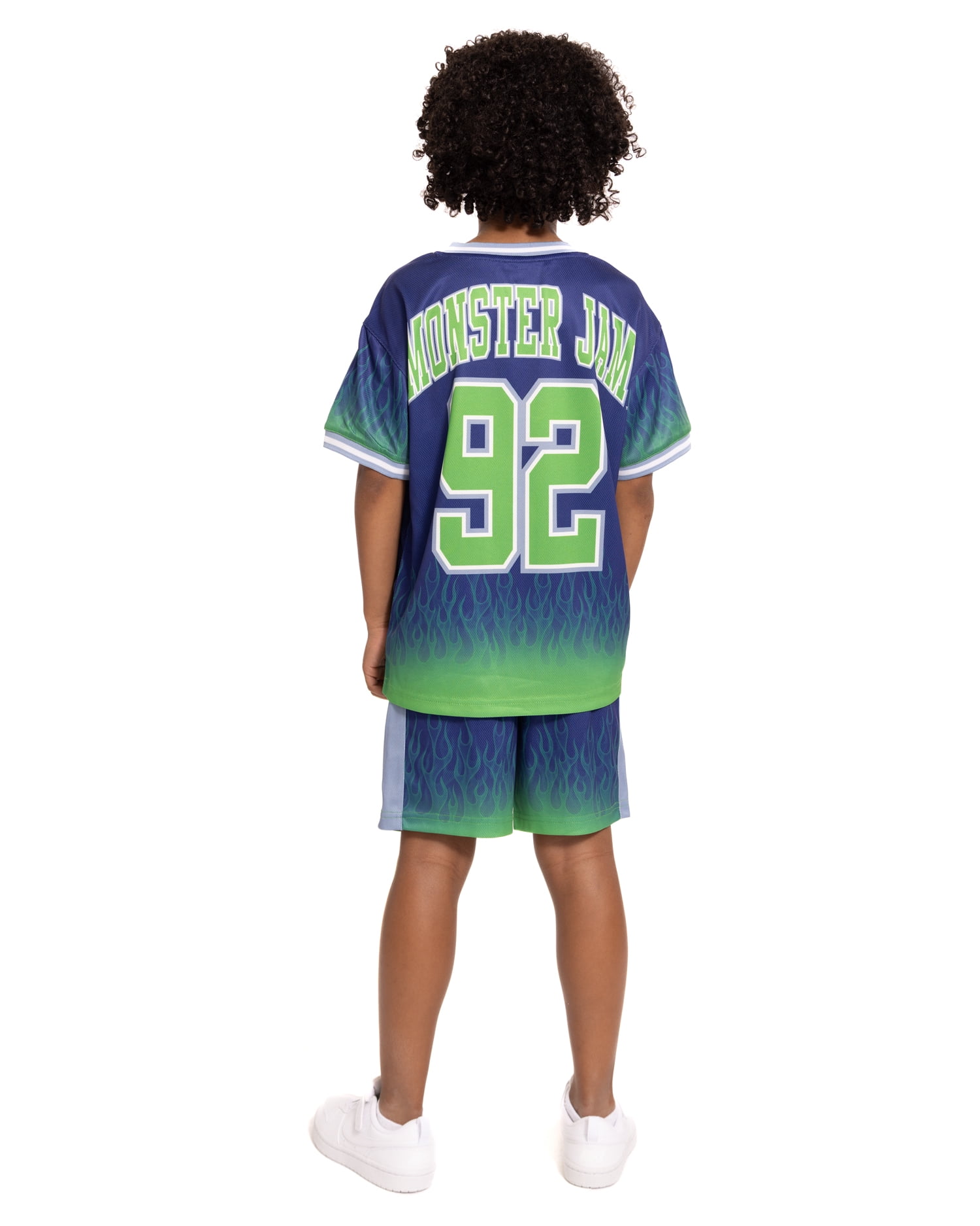 Monster Jam Boys Graphic Soccer Jersey and Shorts Set, 2-Piece, Sizes 4-16