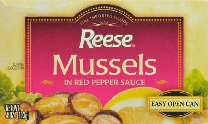 Reese Mussels in Red Pepper Sauce, 4 oz