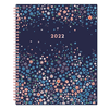 Blue Sky™ Clear Weekly/Monthly PP Safety Wirebound Planner, 8-1/2" x 11", Rebekah Cool, January to December 2022, 133097
