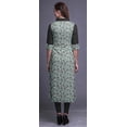 thumbnail image 4 of Bimba Rayon Panel Kurta Printed Women StraightÂ&nbsp;KurtiÂ&nbsp;Indian Summer Clothing, 4 of 6