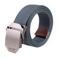 thumbnail image 4 of Prolriy Belts for Women Fashion Unisex Sports Casual Canvas Belt Outdoor Alloy Automatic Buckle Belt, Belt Men 110, 4 of 9
