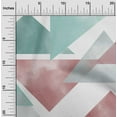 thumbnail image 2 of oneOone Cotton Cambric Sea Green Fabric Geometrical Dress Material Fabric Print Fabric By The Yard 42 Inch Wide, 2 of 4