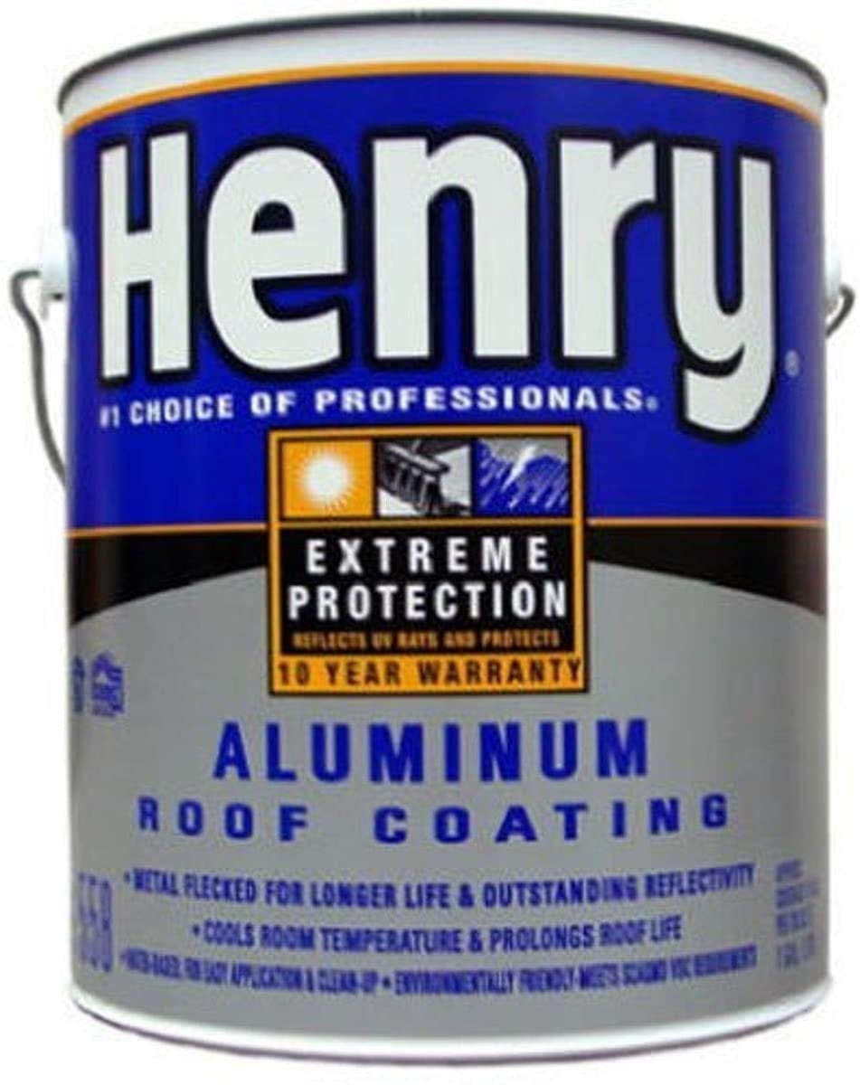 Heng's Fibered Aluminum Roof Coating – Alkyd Based, Galvanized Protection For Metal & Industrial Roofs