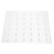 OUNONA PVC Packing Storage Bag with 36 Grid Compartments for Button Sample and Jewelry Organizer