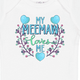 thumbnail image 4 of Inktastic My Meemaw Loves Me with Flowers and Hearts Boys or Girls Baby Bodysuit, 4 of 5