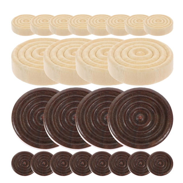ColoMX Piezas de juego de backgammon de madera de 24 piezas Piezas de ajedrez de backgammon