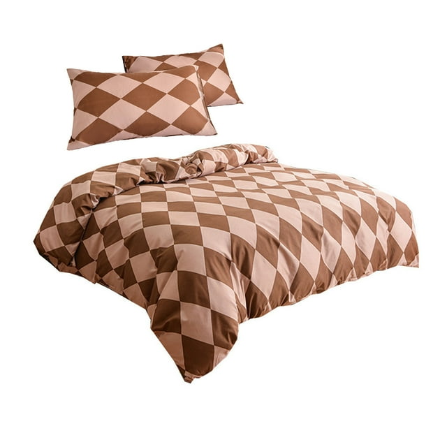 BOVXNPU Summer Twin Comforter Friendly Sanded Three Piece Set Soft Bedding For All Seasons Fresh Pattern