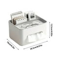 thumbnail image 2 of Multifunctional Desktop Organizer with Tissue Holder and Compartments for Home Desk Accessories Storage, 2 of 3
