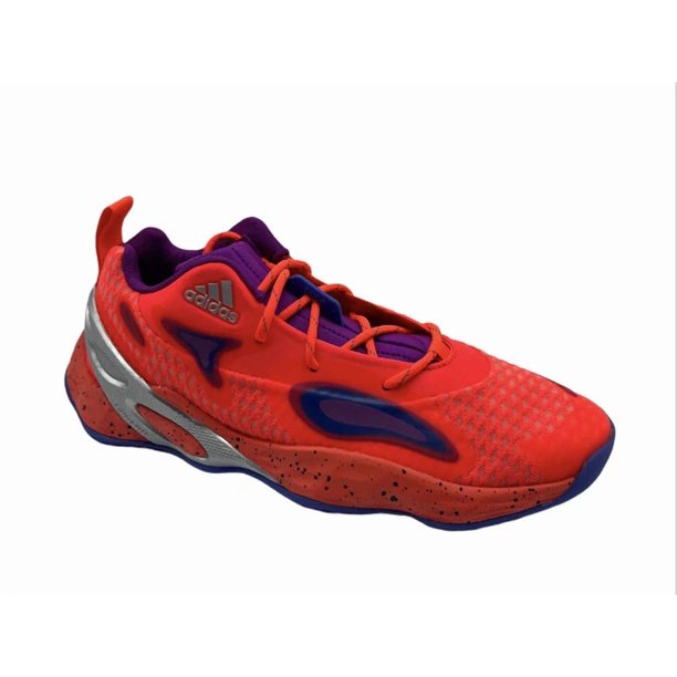 Ad-id-as Exhibit A Basketball Shoes Solar Red Silver Men's Size 8.5 GY2752