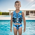 thumbnail image 2 of Gogokids Kids Swim Vest Life Jacket-Toddler Flotation Buoyancy Swimsuit Trainer Vests Swimming Aid Jacket for Boys/Girls Age 1-9 Years,Camouflage Blue, 2 of 8