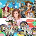 thumbnail image 2 of Seven Deadly Sins Plates Birthday Supplies Decorations Decor Backdrop Banner Cake Topper Fans, 2 of 5