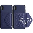 thumbnail image 6 of TECH CIRCLE Wallet Case For iPhone XS/iPhone X with Card Holder,Flip Premium PU Leather Magnetic Clasp Kickstand Heavy Duty Protective Cover with Lanyard Strap for Apple iPhone XS/iPhone X 5.8",Blue, 6 of 7