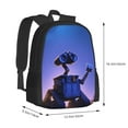 thumbnail image 2 of Wall-E Backpack, 3d Printed Laptop Backpack, Water Resistant Computer Backpack, 16.5x12.5x5.5 Inch, 2 of 9