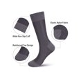 thumbnail image 5 of Deago 2 Pairs Mens Ultra Thin Sheer Dress Socks Soft Nylon Mid Calf Silky Transparent Summer Cool Business Socks Work Trouser Sox, 5 of 7