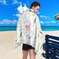 thumbnail image 5 of SKYSONIC Beach Towel with Travel Bag, Koalas with The Dreamers and Love Oversized Sand Free Camping Towel Quick Dry Pool Bath Sport Towels, 31"x71", 5 of 7