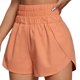 thumbnail image 1 of Pantalones cortos deportivos para mujer, pantalones cortos de entrenamiento elásticos informales sueltos de talle alto para primavera y verano, naranja XL, 1 of 6